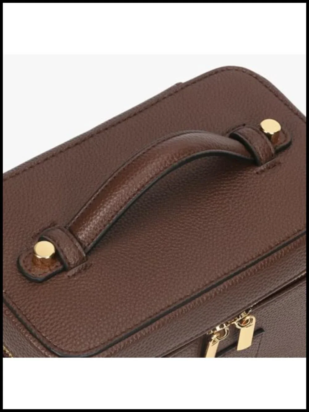 Travel Makeup Bag with Removable Divider PU Leather Portable Toiletry Cosmetic